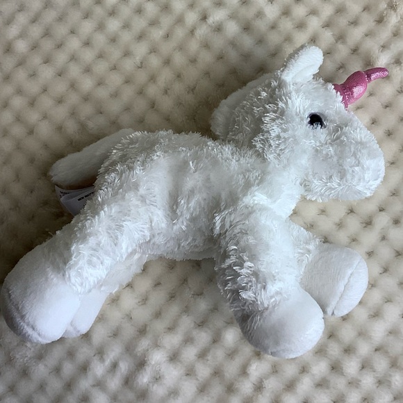 Aurora World Plush White Unicorn with Pink Horn Stuffed Animal Toy 🦄 - Picture 5 of 14